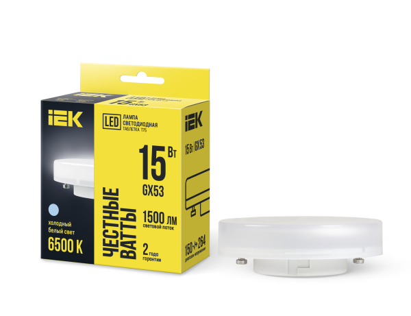 001-074-0015 15W 6400K GX53 175-250V LED BULB STREAM-15