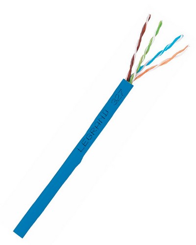 ITK Кабель коаксиальный RG6, 75 Ом, FPE, ПВХ, бел. (305м) ИЭК